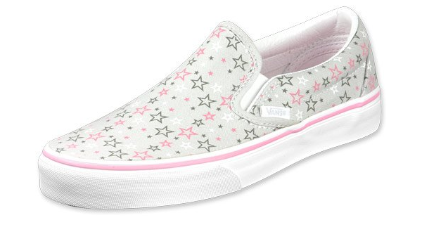 white slip on vans amazon