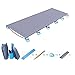 Produktbild Ultralight Outdoor faltbar Hundebett, hansemay Tragbare Aluminium Legierung Picknick Tragbares Kinderbett Bett/Camping Liege für Indoor Outdoor Camping Wandern Angeln