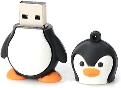 Worsendy U-Disk Cute Penguin USB Flash Drive16 GB USB 2.0 Flash Memory Stick Novelty Cute Penguin Data Traveler Gift 1pcs