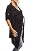 New Maternity Cardigan Pregnancy Coat Wear Size 8 10 12 14 16 18 9001 Variety of Colours (One size (10-16), Black)