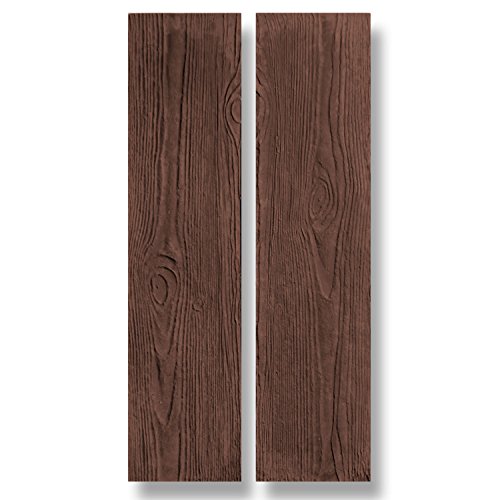 @tec Betonform Palisade Diele Holzmuster Schalungsform Gießform Polypropylen (Kunststoff) – Terrassenplatte Gehwegplatte 60x30x5,5 cm - 3