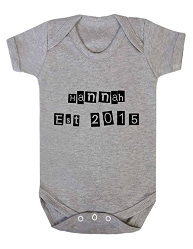 Personalised Ransom Note Style Baby Onesie Add Any Name