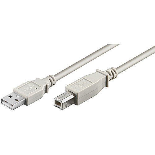 USB Kabel A/B USB 2.0 + 1.1 Stecker A auf Stecker B 1,80m 1,8m 1,8 m Druckerkabel Anschlusskabel z.B fuer SCANNER