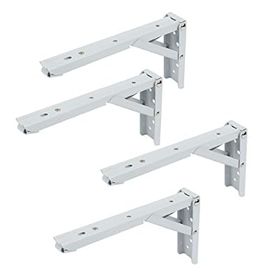 Sourcingmap Lot de 4 équerres pour étagères