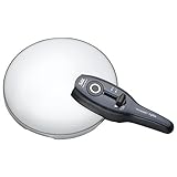 Silit Sicomatic t-plus Ersatzdeckel, für Schnellkochtopf, 3,0l 4,5l 6,5l 8,5l, Edelstahl, Ø 22 cm