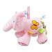 Singring Baby Pram Crib Activity Plush Pink Elephant Toy Stroller Clip on Toy