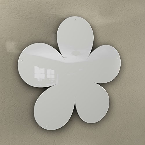 Blume Magnetwand – viele verschiedene Farben – XXL groß hochglanz (weiß (RAL 9003 signalweiß glänzend)) - 2
