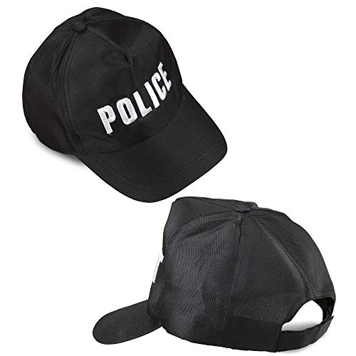 WIDMANN 03606 Policía Gorra Ajustable ? Negro