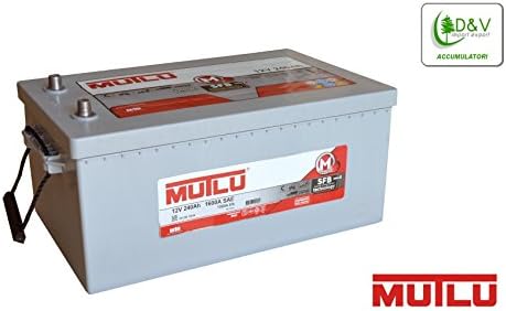 Mutlu battery 240 Ah 12 V 1600 Certified Original OEM The Plant