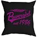 Produktbild Zum 30. Geburtstag Kissen mit Füllung - Powergirl 1986 - Geschenk Schwester Freundin Freund Bruder Cosuine Polster