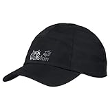 atmungsaktiv Jack Wolfskin Herren Kappe Texapore Baseball Cap Black, L