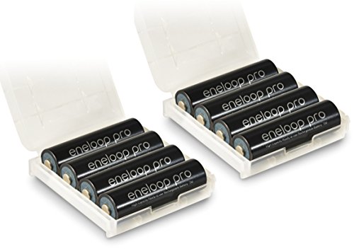Preisvergleich Produktbild Panasonic Eneloop Pro Akkus 8x - AA inkl. 2x Aufbewahrungsbox
