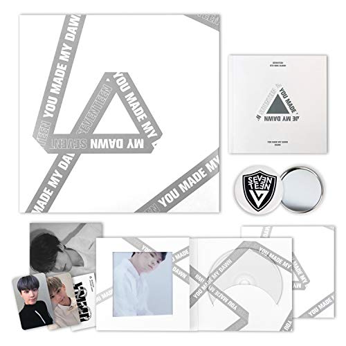 Preisvergleich Produktbild SEVENTEEN 6th Mini Album - YOU MAKE MY DAWN [ DAWN ver. ] CD + Photobook + Lyrics + Lenticular Card + Photocard + Scene Card + Sticker + OFFICIAL POSTER + FREE GIFT / K-POP Sealed