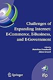 Image de Challenges of Expanding Internet - E-commerce, E-business, and E-government: 5th Ifip Conference on E-commerce, E-business, and E-government (I3e'2005