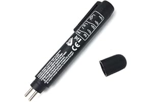 HANBOLI Penna Tester Liquido Freni, Strumento diagnostico per Liquido Freni Automatico Rilevamento rapido per Penna analizzatore di umidità Liquido Freni DOT 3 4 5