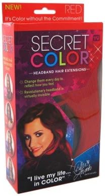 Secret Color Headband Hair Extensions Red