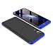 Produktbild KeKeYM Full Body Case für Huawei Honor 10, 3 in 1 Ultra Thin PC Hartschalenetui 360 Grad Protective Voller Schutzetui für Huawei Honor 10 Hartschalenetui Allround abnehmbare Hülle - Schwarz/Blau