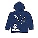 Inda-Bayi Baby-Toddler-Kids Cotton Hoodie T-Shirt - man on the moon