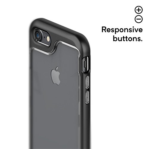 Caseology Funda iPhone 8 Serie Skyfall Cubierta Protectora transparentee Clara Delgada antiaranazos con Marco Protector Negro - Black para Apple iPhone 8 2017 iPhone 7 2016 reviews Caseology Funda iPhone 8 Serie Skyfall Cubierta Protectora transparentee Clara Delgada antiaranazos con Marco Protector Negro - Black para Apple iPhone 8 2017 iPhone 7 2016