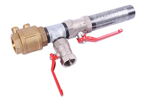 Doppelter Pumpenstock 1 1/4zoll mit Rückschlagventil