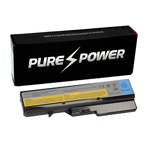 PURE⚡POWER® EXTENDED Laptop Akku für Lenovo G780 (2182) (11.1V, 6600 mAh, schwarz, 9 Zellen)