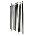 SONGQEE(TM) 20pcs Black Pro Cosmetic Makeup Brushes Set - Eyeshadow Mascara Lip Brush