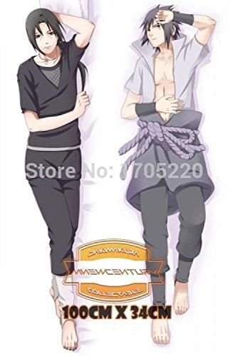 Geryer pillow case Naruto Sasuke Uchiha Itachi Uchiha Dakimakura Hugging Body Pillow Cover Case