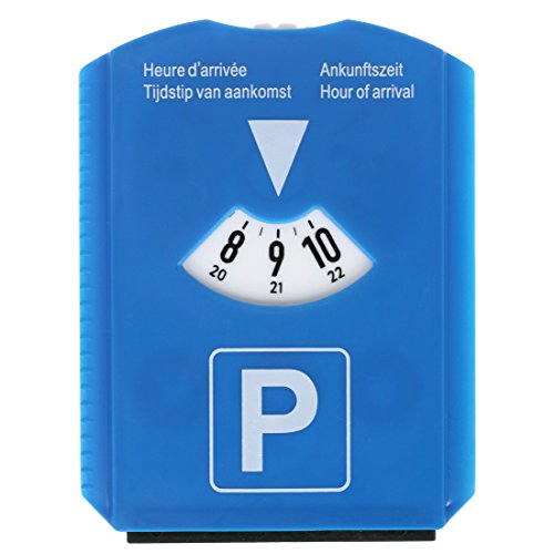 Preisvergleich Produktbild SmartKey Multifunktions Parkscheibe mit 3 Einkaufschips und Eiskratzer