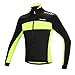 Produktbild Santic Herren Fahrradjacke Langarm Radtrikot Radfahren Kleidung Vlies-windundurchl_ssige Grôn