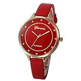 TianWlio Uhren Frauen Beiläufige Kontrolleure Kunstleder Quarz Analoge Armbanduhr