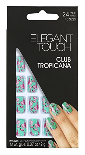 Elegant Touch Trend Nails Club Tropicana, Flamingo