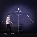 UVISTAR LED Nachtlicht mit Bewegungssensor Dämmerungssensor / Nachtleuchte für Steckdose / Nachtlicht Lampe mit 18-Leds / für Babys und Kinder Steckdosenlicht / Tragbar, zum Mitnehmen / Nachtlicht Induktion infrarot, kaltweiß - 8