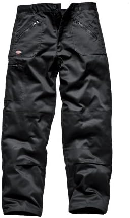 Dickies WD814 Redhawk Action Work Trousers Black, Navy or Grey Colour=Black Waist
