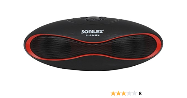 sonilex bs43fm wireless bluetooth speaker with mic