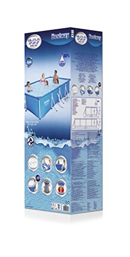 Bestway Steel Pro Frame Pool Set mit Filterpumpe, 400 x 211 x 81cm - 3