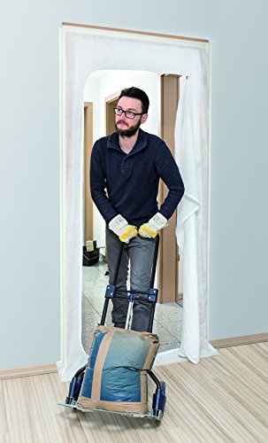 Prodotto professionale, GTV.MFW Pellicole antipolvere per porta di tessuto di 2,20 x 1,10 m