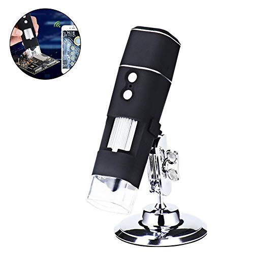 iShiné Microscopio digitale wireless portatile da 2 megapixel Wifi 1000 microscopio elettronico HD HD