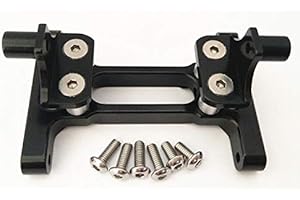 EPTNNASO Aluminum Rear Chassis Mount Black For Tamiya 1/14 Truck KING HAULE GLOBE LINER FORD AEROMAX SCANIA R620