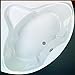Produktbild Eckwanne Eck Badewanne Antalya | 136x136x40,5cm