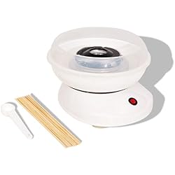VidaXL 50510 480W Blanco algodonera de azúcar - Máquina de algodón de azúcar (480 W, 220-240, 260 mm, 280 mm, 173 mm)