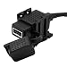 Produktbild USB-Ladegerät fürs Motorrad, 2,1 A, wasserdicht, für Autos, Motorräder, Geländefahrzeuge und andere mit 12–24 V
