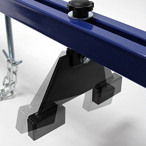 Puente levantador de motor transversal con pie de goma para proteccion