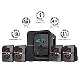 I Kall IK-401 60W Bluetooth Home Theatre System with FM/AUX/USB Support and Remote Control with 1 Year Manufacture Warranty (Black) (Black, 4.1 Channel)