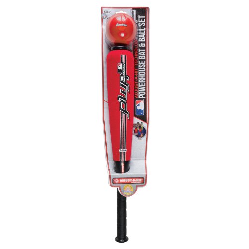 Franklin Sports MLB Centrale Batte de Baseball et Balle avec la Technologie Adjust-a-Hit, Couleurs Assorties, 68,6 cm/297,7 Gram
