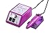 Belle 220V Nail Art Drill Electric File Machine for Acrylics Gels ,Thick Hard Nails, Natural Nails (Purple)