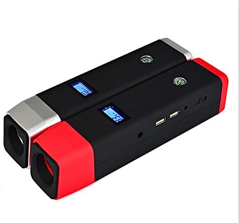 Battery Booster BMDHA Car 20000mAh Current 600A DC 12V Emergency Start Power Supply Glare Flashlight/Emergency Hammer/Compass, Silver