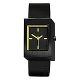 Uhr - Frame - schwarz/gelb
