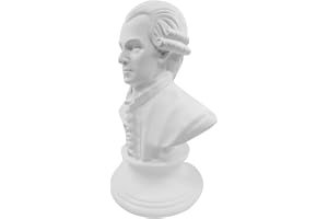 LABRIMP Mozart Skulptur i Resin Klassisk Bust Statue För Hem Och Kontorsdekoration För Konstnärer Och Samlare Elegant Design
