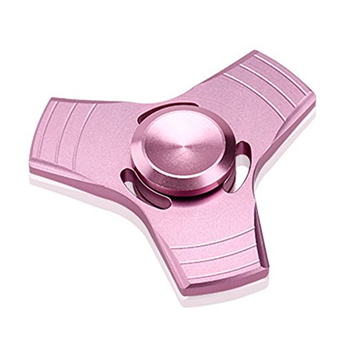 Huayang| EDC Fidget Tri Hand Spinner Metal Toy for ADHD Anxiety Autism Stress Reducer Spinner Long Spinning Time Up to 5 Minutes Metal Fidget Hand Spinner Toy Rose Gold Huayang| EDC Fidget Tri Hand Spinner Metal Toy for ADHD Anxiety Autism Stress Reducer Spinner Long Spinning Time Up to 5 Minutes Metal Fidget Hand Spinner Toy Rose Gold