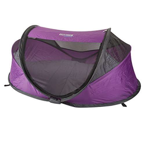 NSAuk Standard Travel Centre/Travel Cot (Purple)